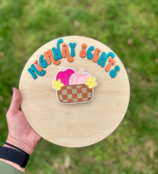 RTS Pumpkin Basket- Apple Cider Donut