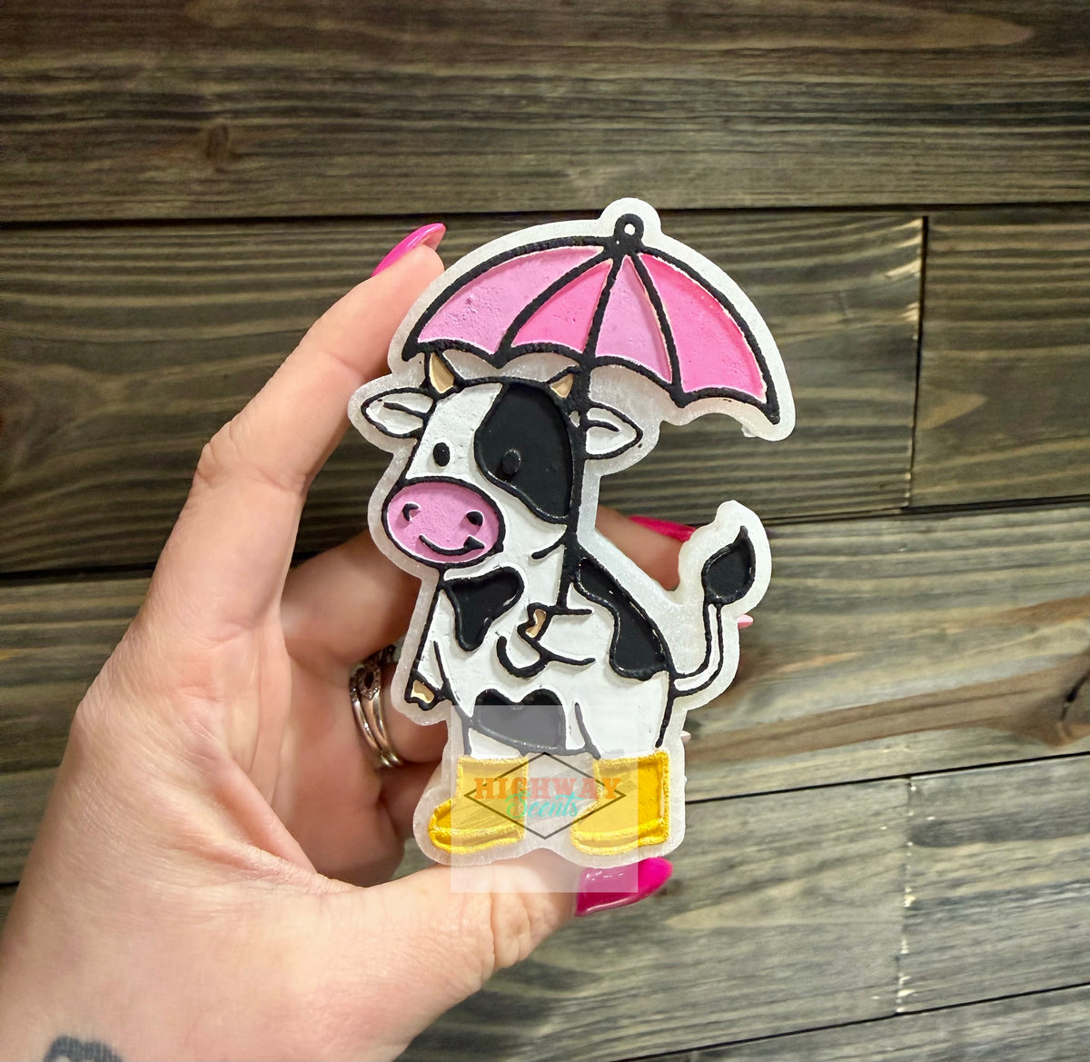 Rain Boot Cow